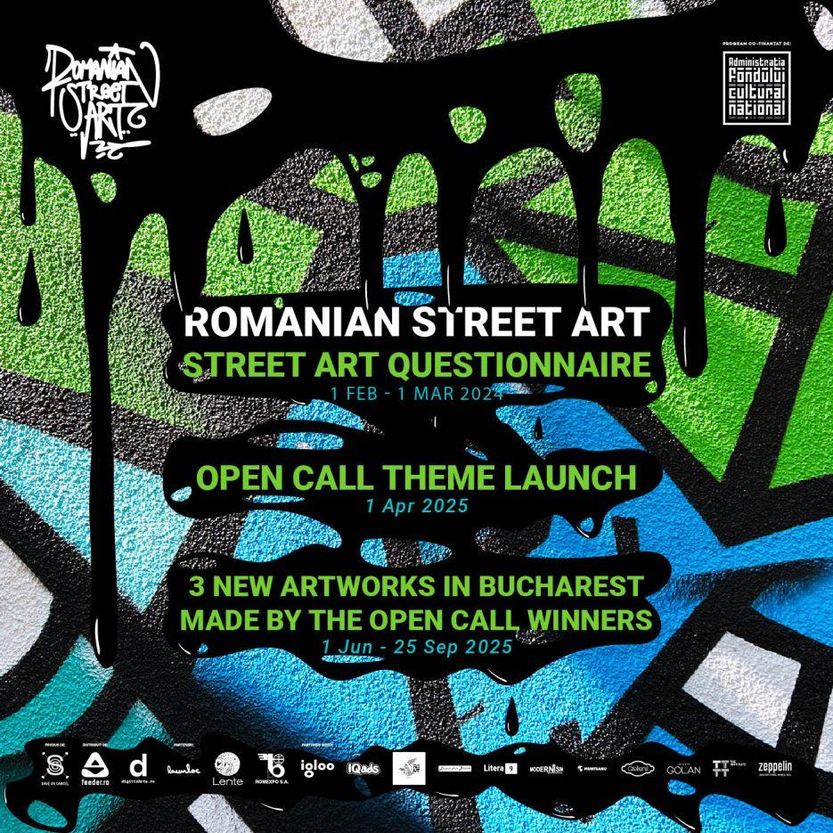 Romanian Street Art launches survey to shape the Open Call Theme for Artistic Interventions