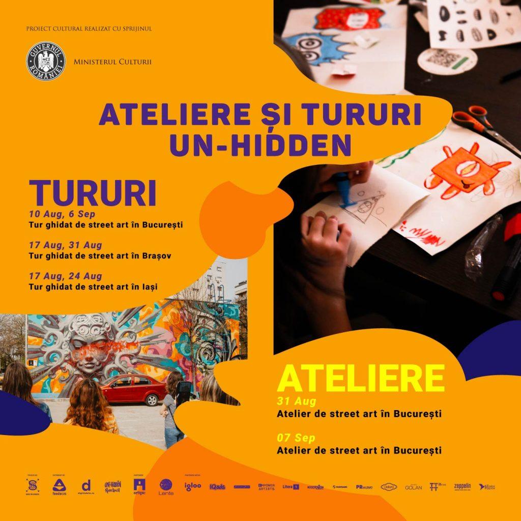 Încep înscrierile la "Ateliere și Tururi Un-hidden"