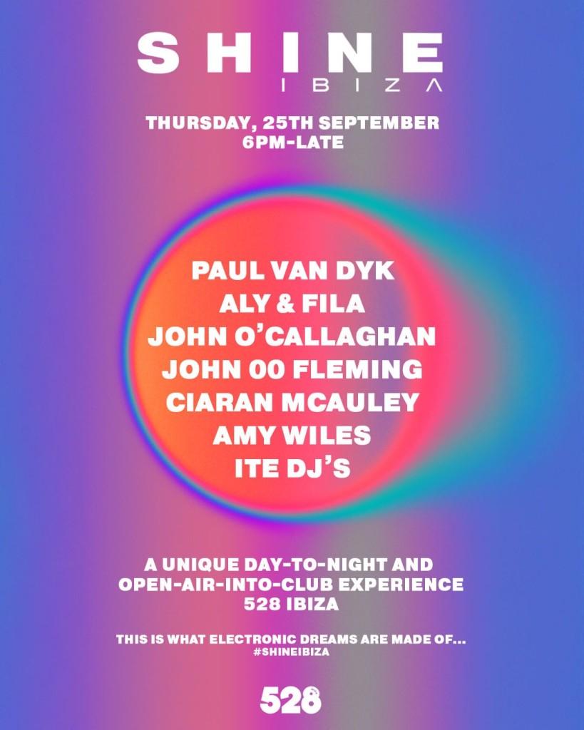 Paul van Dyk's SHINE Ibiza at 528
